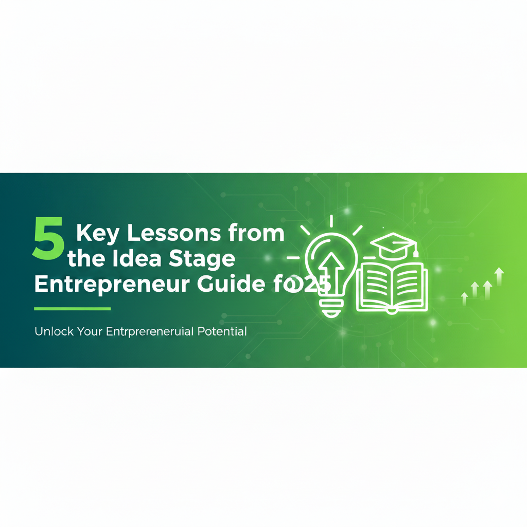 5 Keys Lessons Idea Stage of Entrepreneur